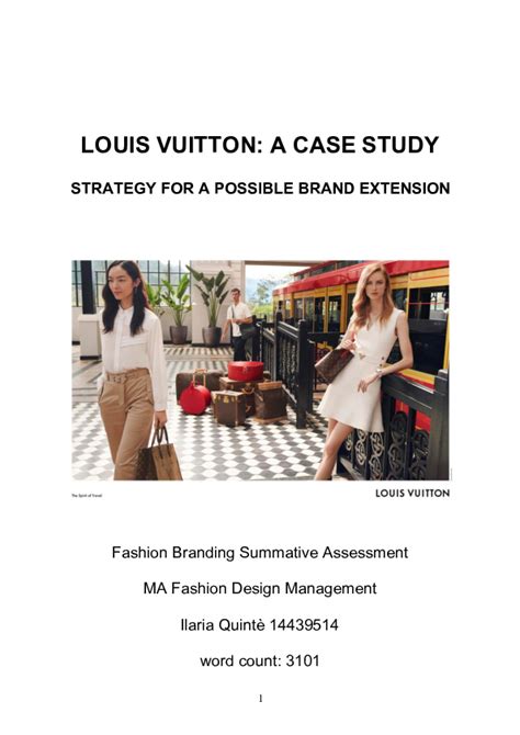 louis vuitton case study answers|louis vuitton model case study.